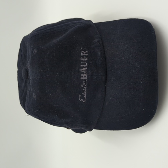 Eddie SlideBack Hat Black One Size Cotton Adjustable Leather Strap #0060 - Picture 1 of 9